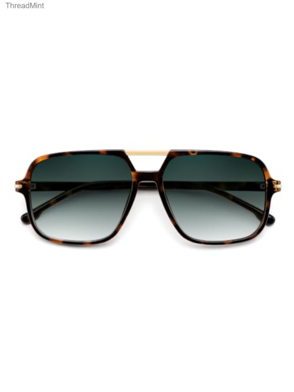 Retro Aviator Square Frame UV400 Sunglasses Unisex